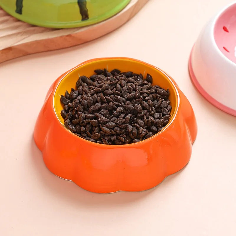 4cute designs pet ceramics bowl watermelon strawberry shape cat food bowl small dog colorful water suppliers Abiraterone acetate