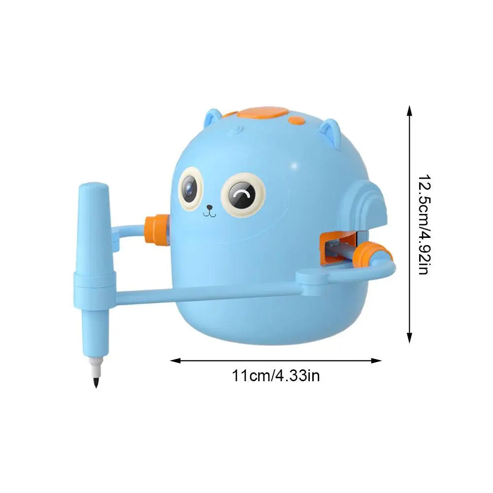 Drawing Robot for Kids Voice Interactive Educational Smart Art Painting Machine Montessori Painting Learning Toys Pink/Blue