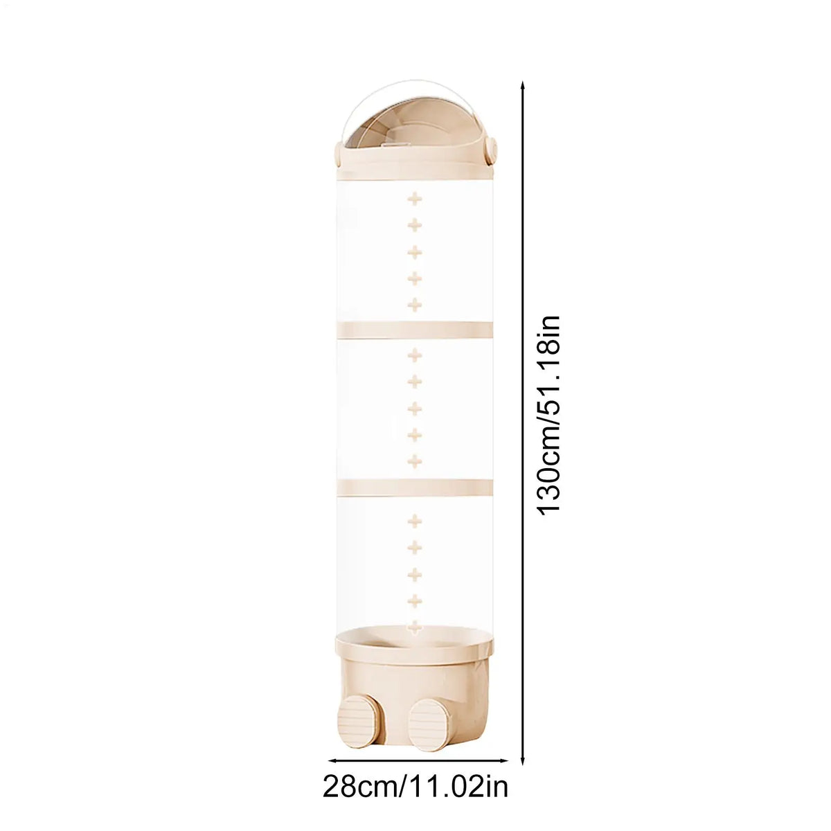 Plush Doll Storage Tube 3 layer / 4 layers Stuffed Animal Storage Toy Display Transparent Stuffed Dolls Storage Bucket Organizer